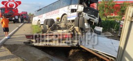 accident gherla autobuz autoutilitara