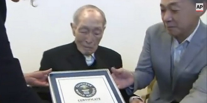 japonez varsta 116 ani cartea recordurilor