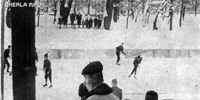 gherla 1963 iarna patinoar hochei