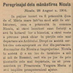 nicula pelerinaj 1904