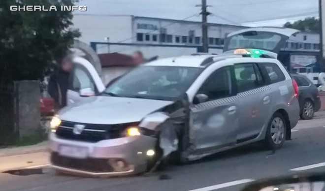 accident gherla taxi strada clujului